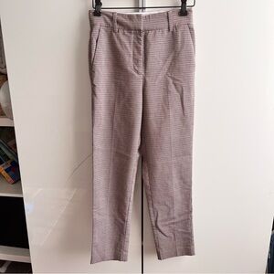 Women's Brown and Grey Trousers check pattern Babaton Atelier size 0